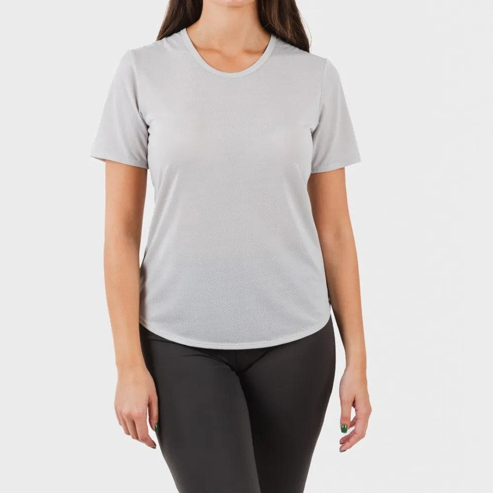 CONJUNTO DEPORTIVO LEGGINGS LARGO MUJER GRIS PERLA  MARENGO