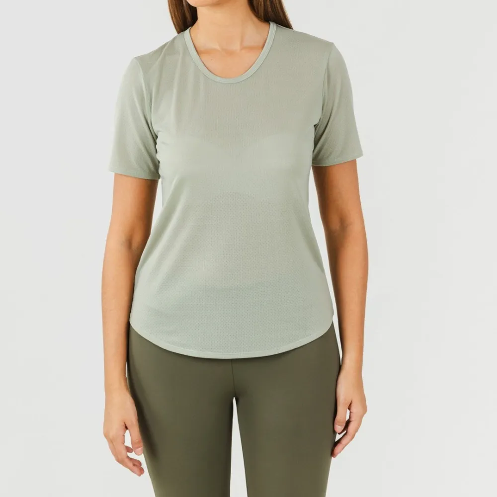 Conjunto deportivo leggings largo mujer verde hoja/cacería