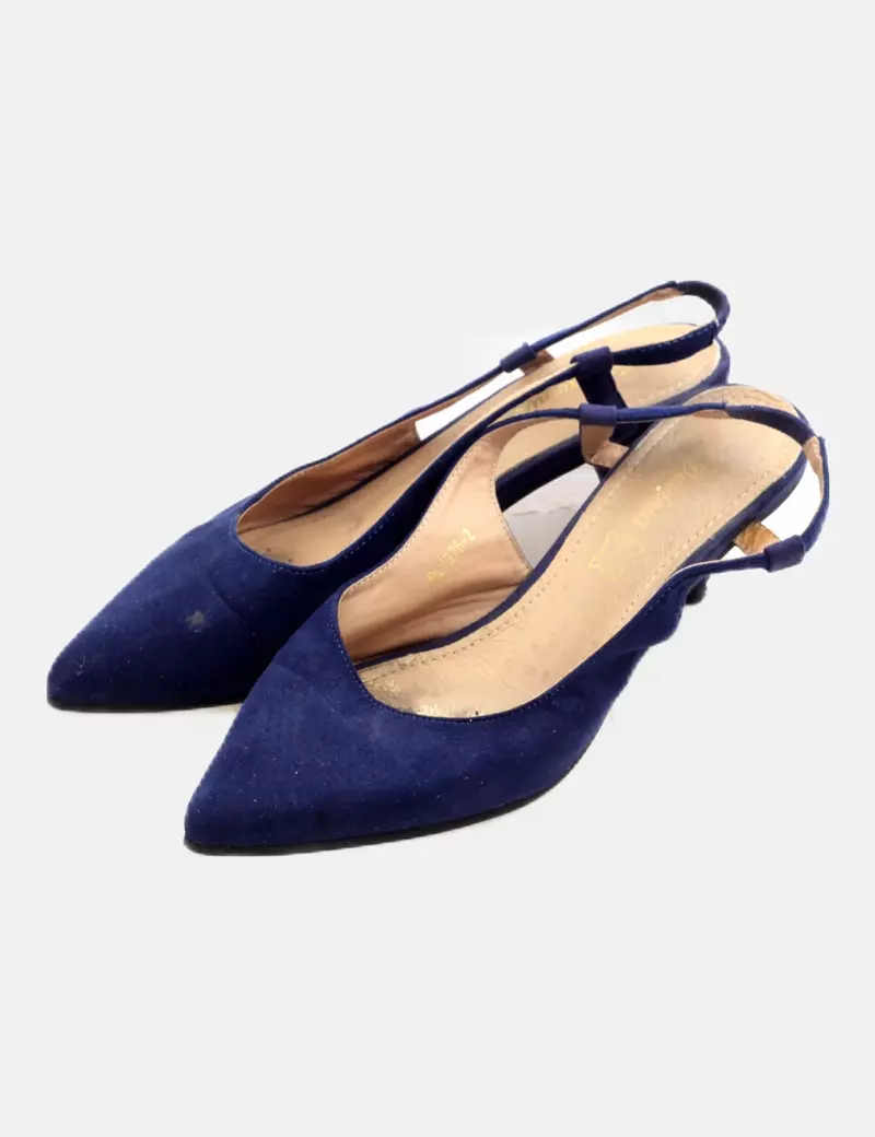 Davinia Zapato azul básico