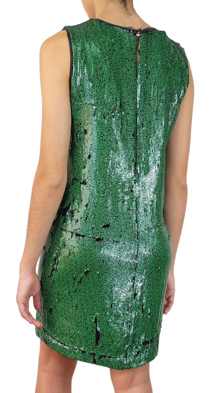 DIANE VON FURSTENBERG Vestido de Lentejuelas y Seda