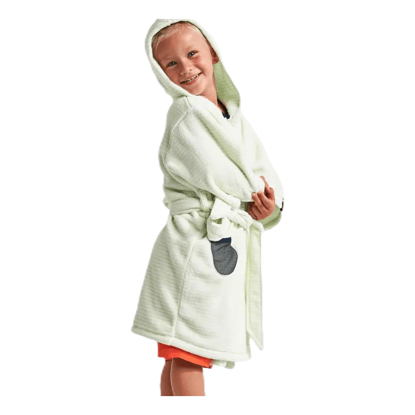 Didriksons Pier Kids Beach Robe Green