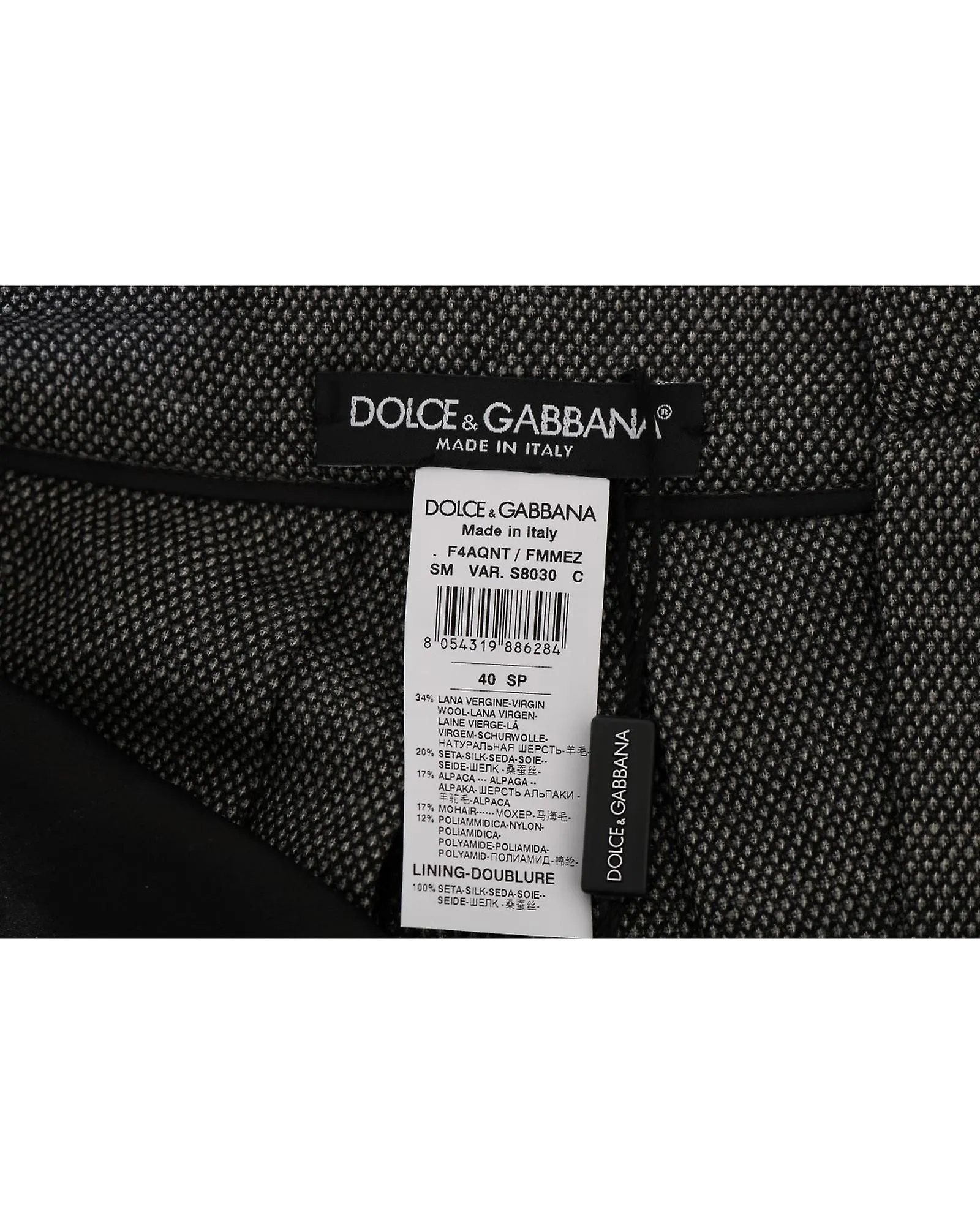 Dolce & Gabbana High Waist Wool Mini Shorts