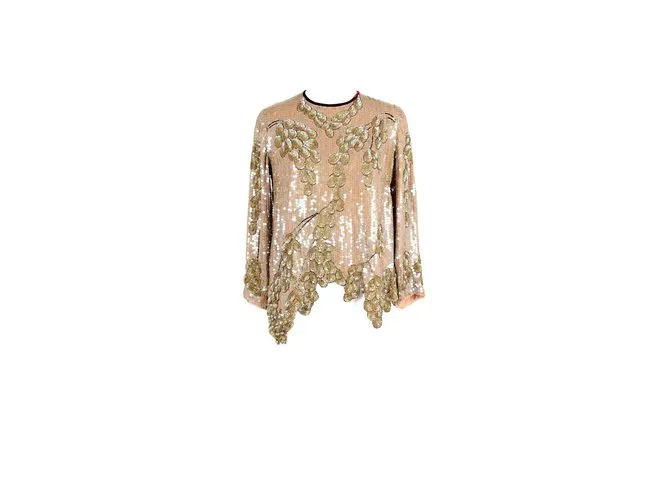 Dries Van Noten Parte superior Dorado 