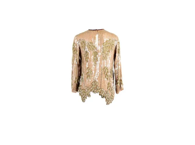 Dries Van Noten Parte superior Dorado 