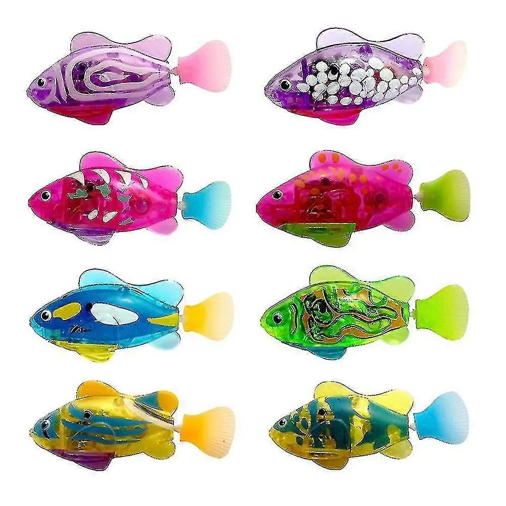 Electronic Fish Activated Battery Powered Toy Childen Pet Holiday Gift Puede nadar