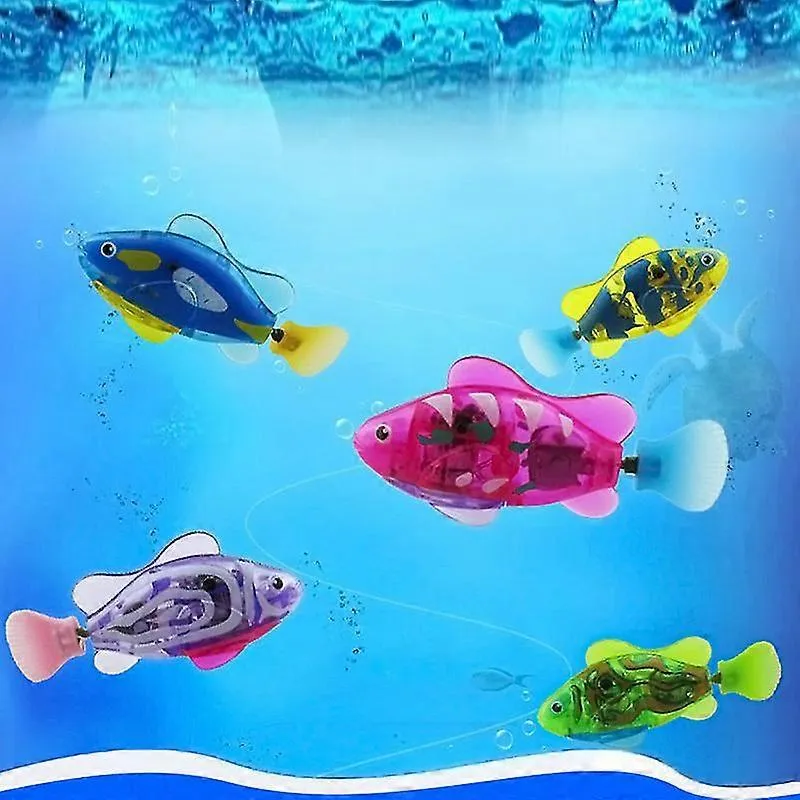 Electronic Fish Activated Battery Powered Toy Childen Pet Holiday Gift Puede nadar