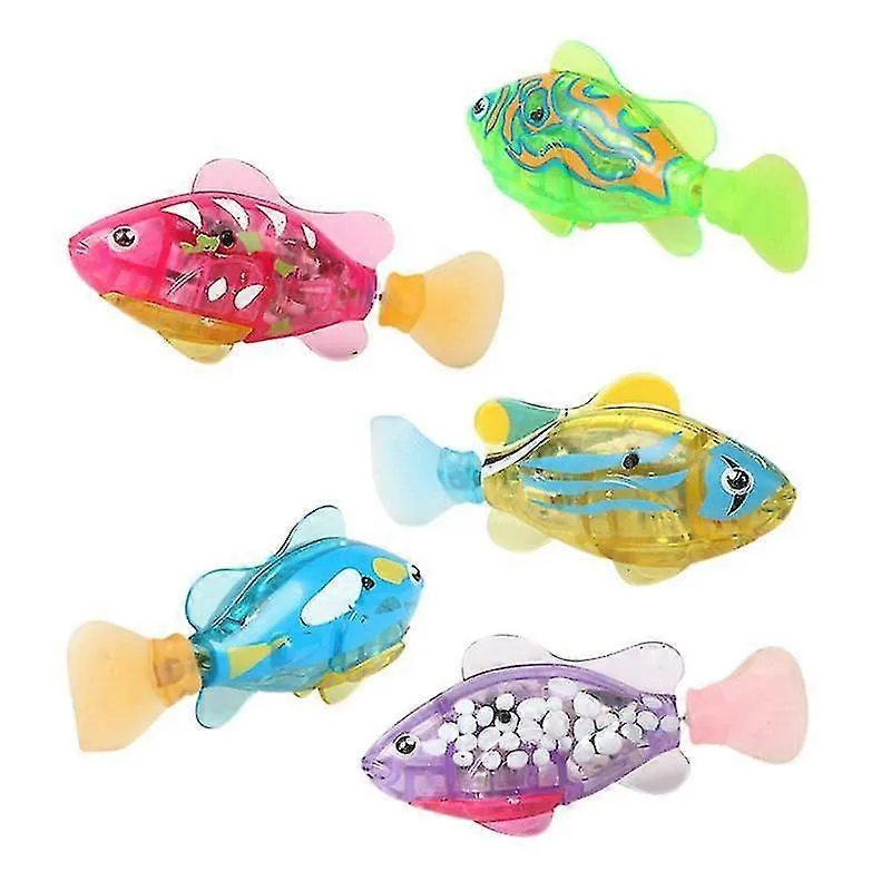 Electronic Fish Activated Battery Powered Toy Childen Pet Holiday Gift Puede nadar