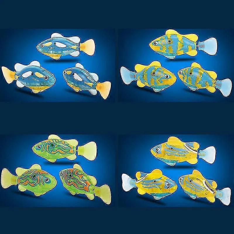 Electronic Fish Activated Battery Powered Toy Childen Pet Holiday Gift Puede nadar