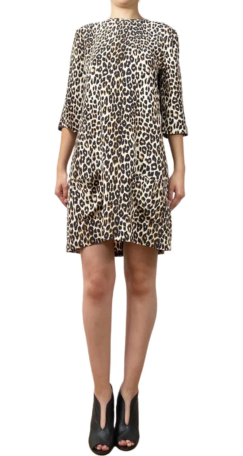EQUIPMENT Vestido Seda Animal Print