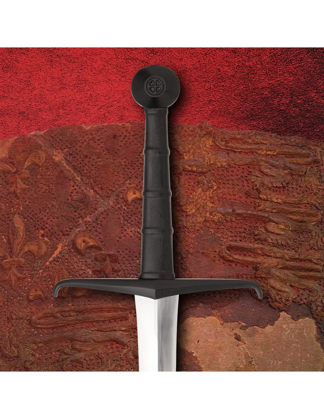 Espada del Príncipe Negro contra armadura de placas (112 cm.)