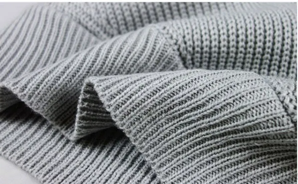 Fashion Apparel Women's V Neck Off Shoulder Knitted Wrap Sweater Pullover