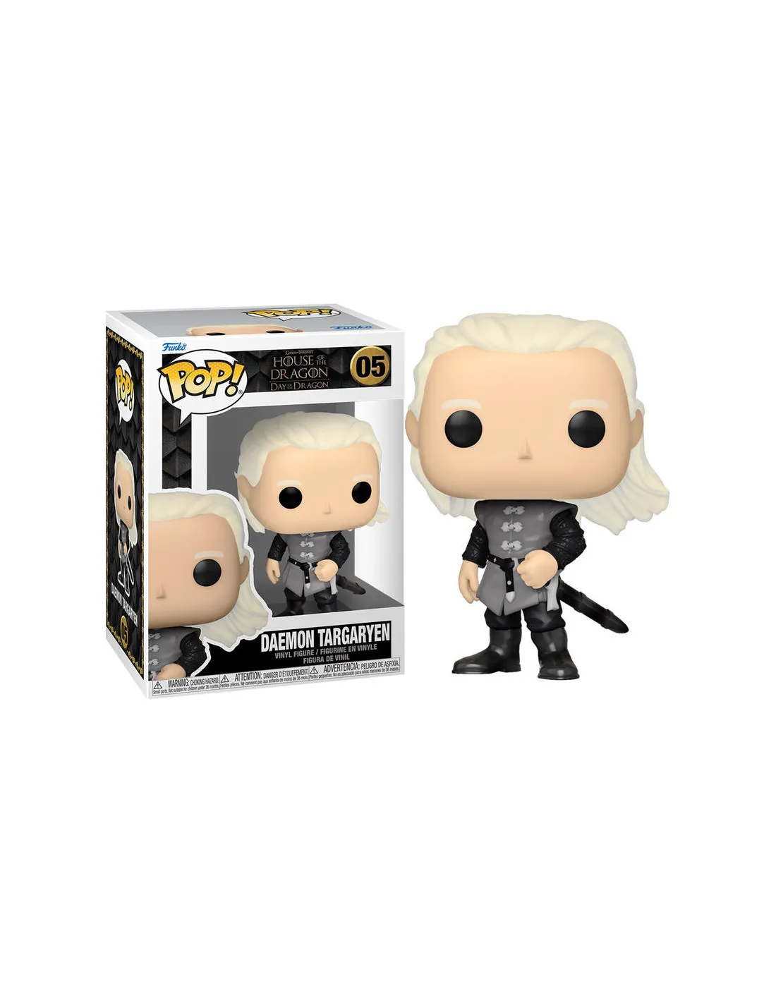 Figura POP Juego de Tronos La Casa del Dragón Daemon Targaryen