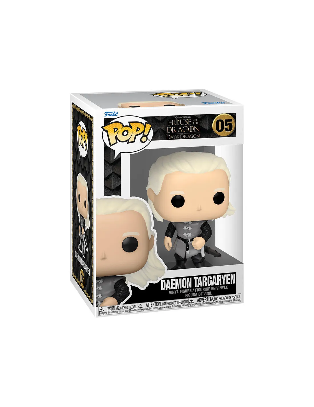 Figura POP Juego de Tronos La Casa del Dragón Daemon Targaryen
