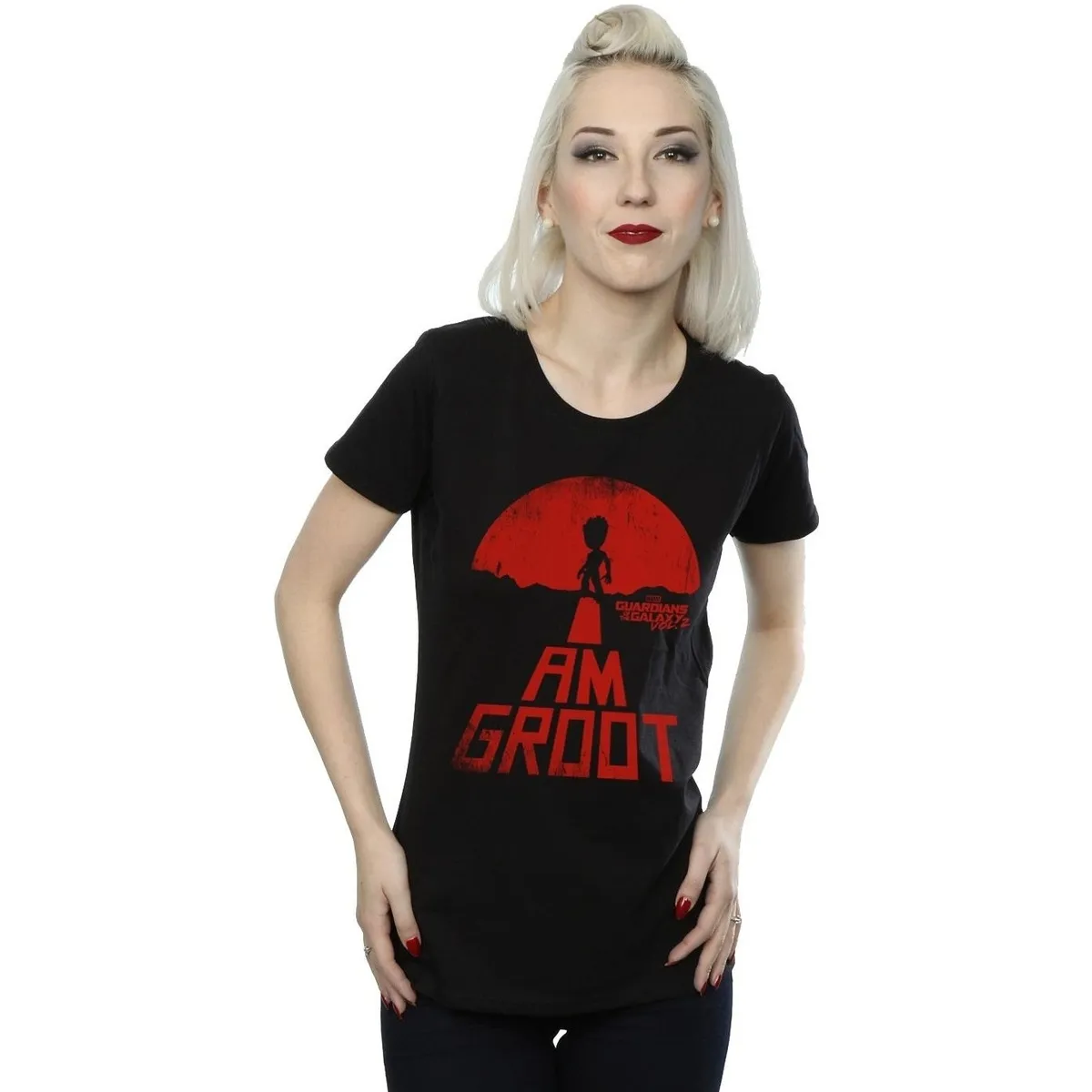 Guardians Of The Galaxy I Am Groot Red