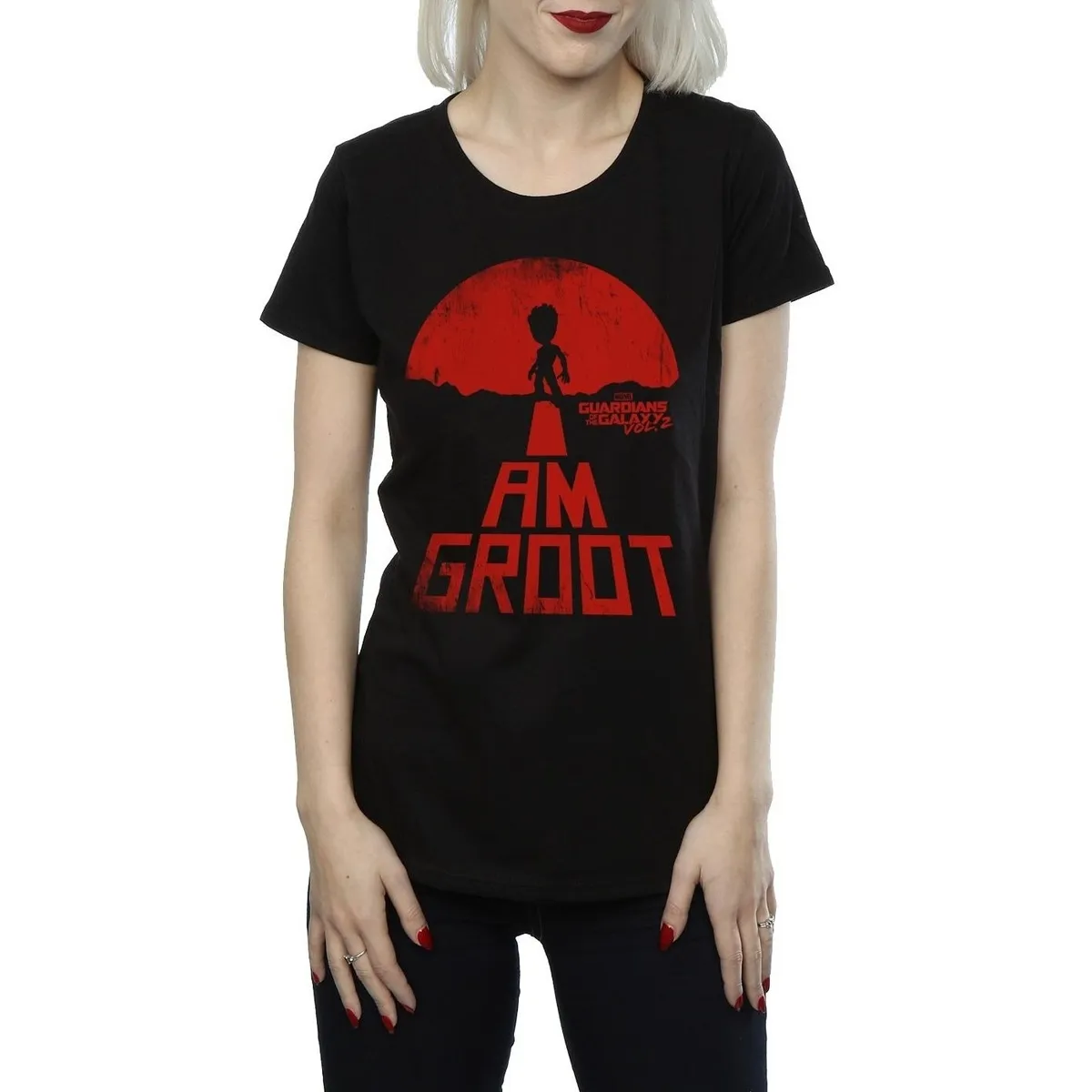 Guardians Of The Galaxy I Am Groot Red