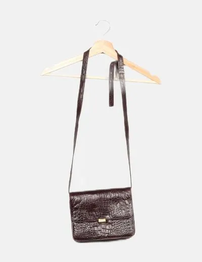 Hakei Bolso marrón estampado