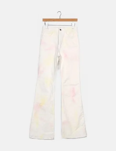 High Spirits Jeans denim flare tie dye