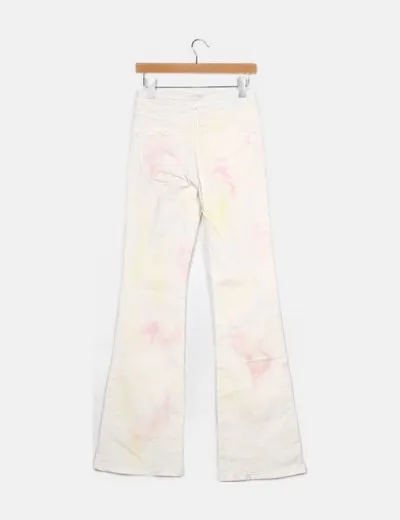 High Spirits Jeans denim flare tie dye