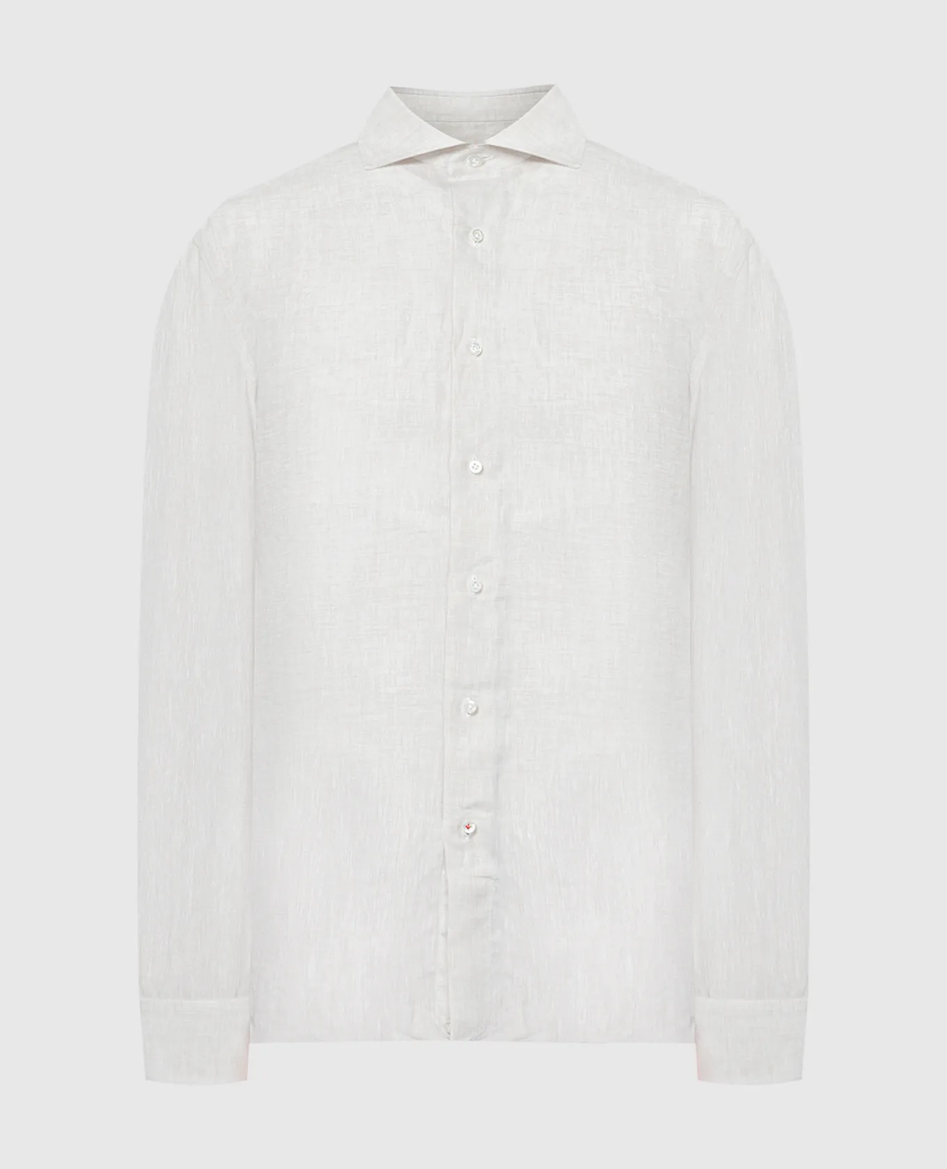 ISAIA Beige linen shirt