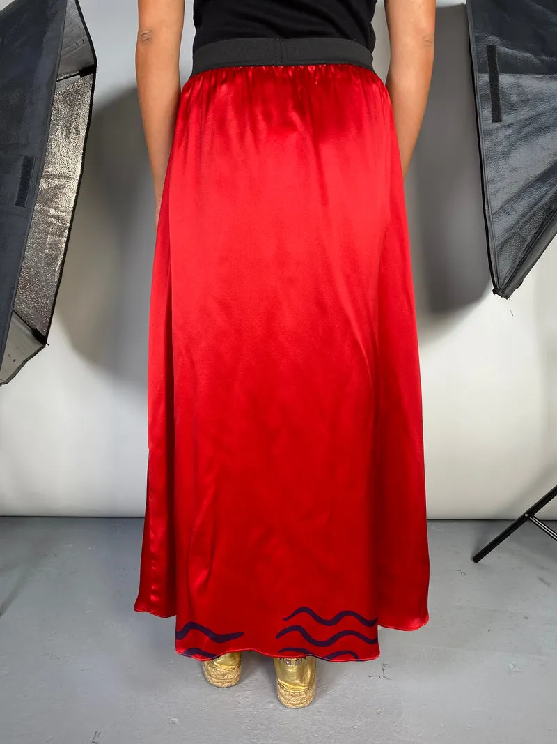 JAZMIN CHEBAR Pollera Seda Red