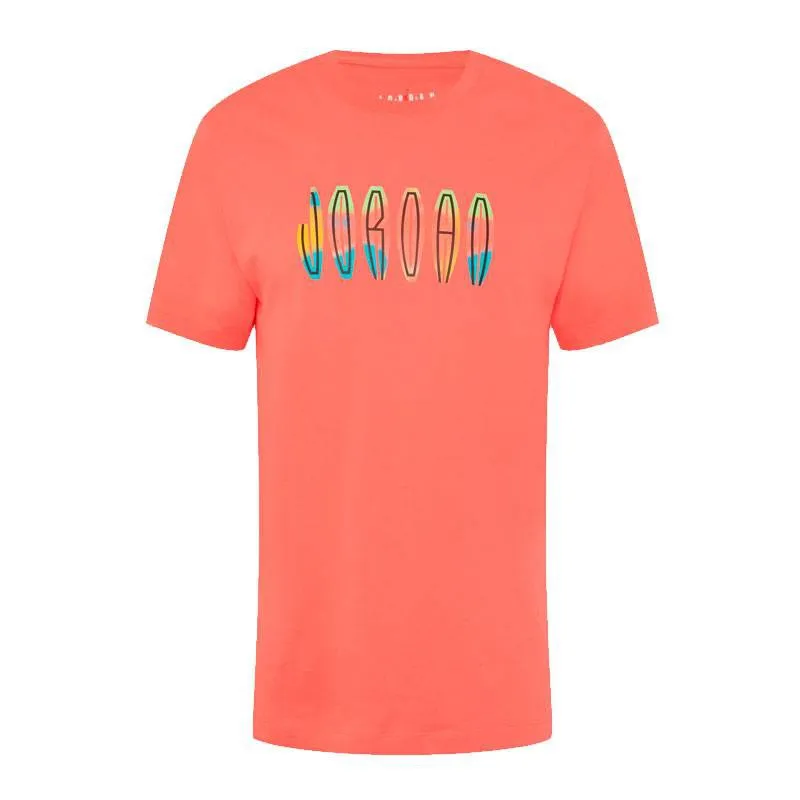 JORDAN MVP WORDMARK CREW TEE ROSA