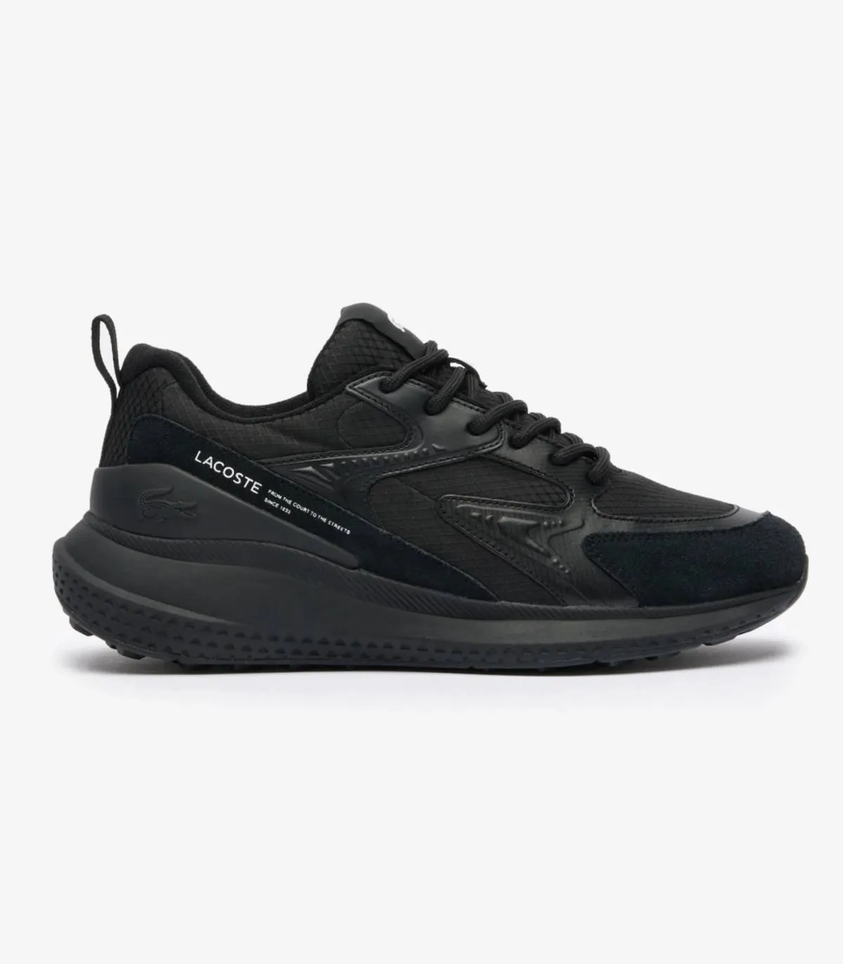 LACOSTE  ZAPATILLAS PARA MUJER NEGRAS  L003 EVO 124 2 SFA