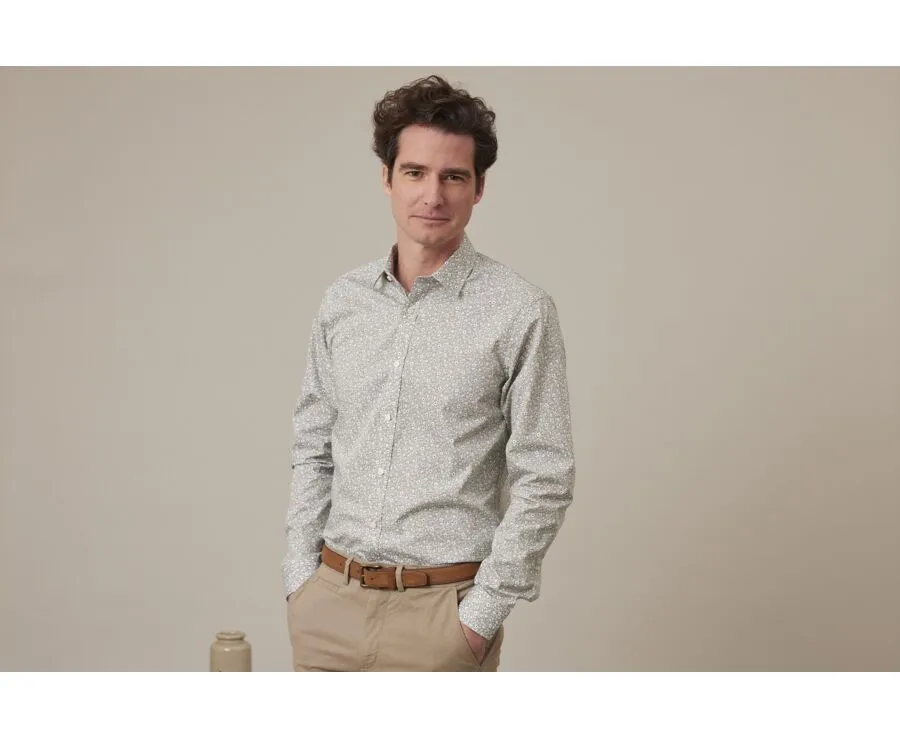 LIME GREEN & RED PRINTED SHIRT  SYMPHORIEN