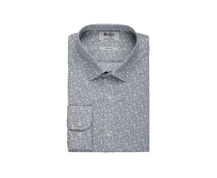 LIME GREEN & RED PRINTED SHIRT  SYMPHORIEN