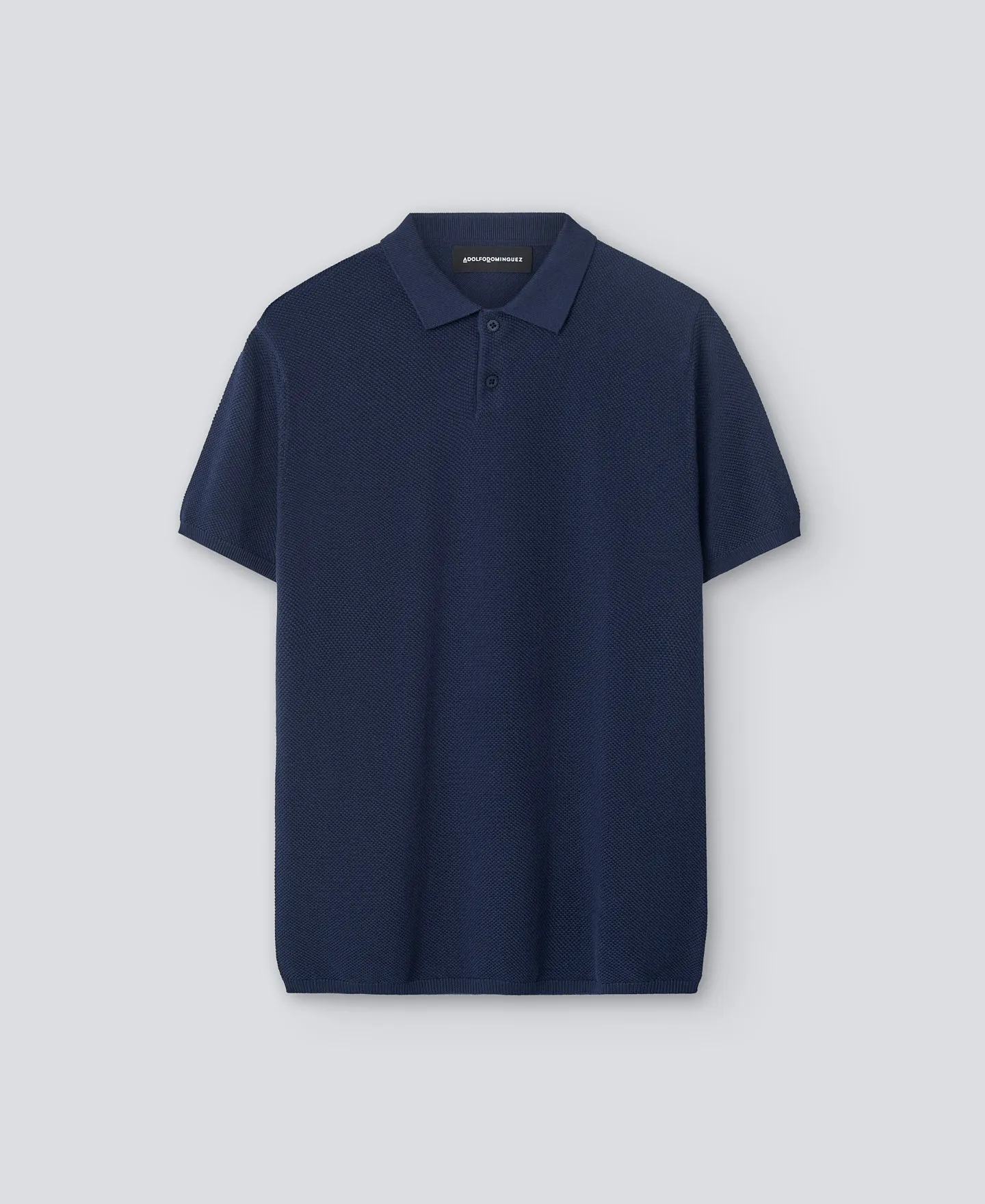 Linen and cotton polo shirt man