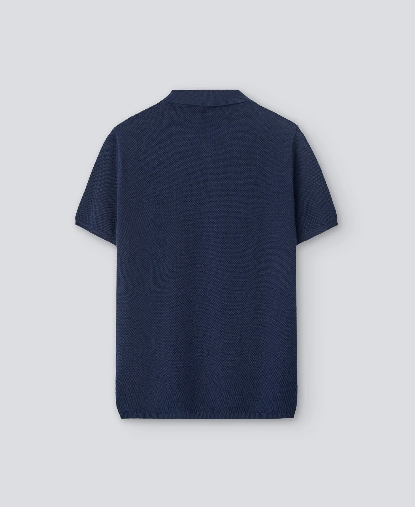 Linen and cotton polo shirt man
