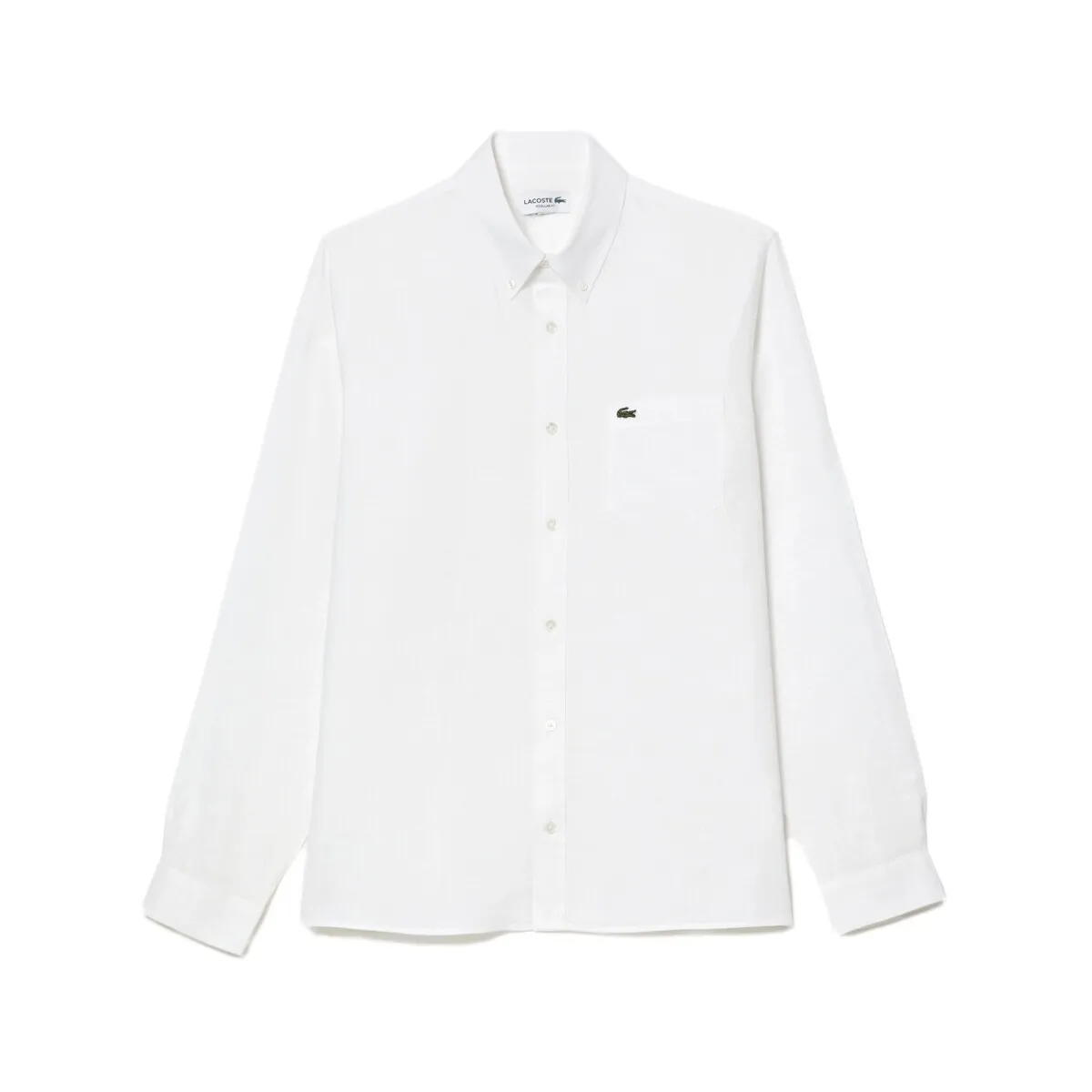 LINEN CASUAL SHIRT  BLANC