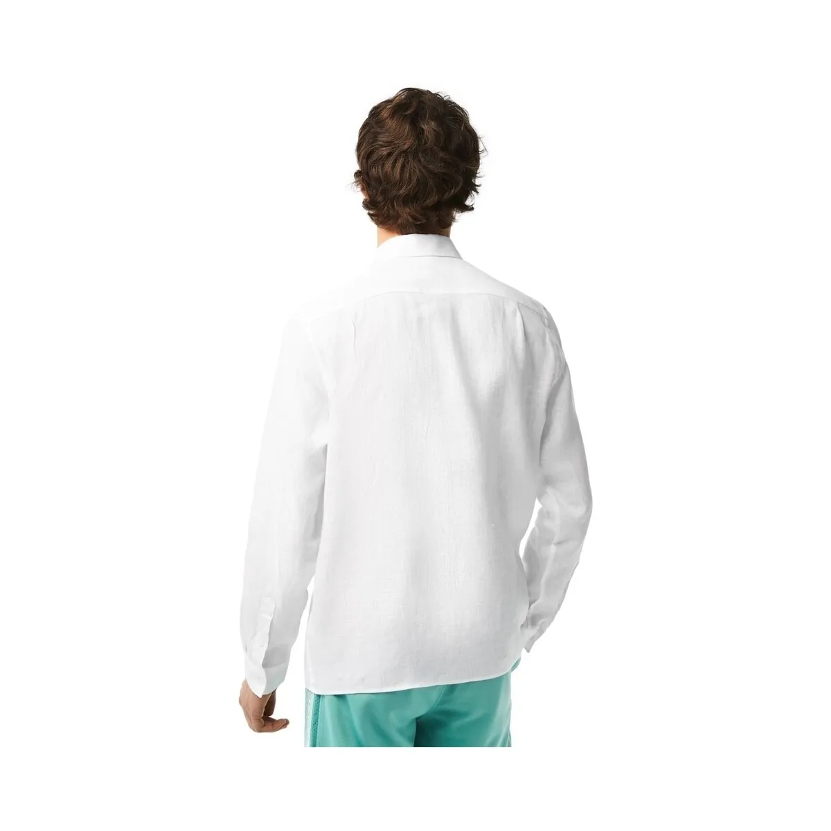 LINEN CASUAL SHIRT  BLANC