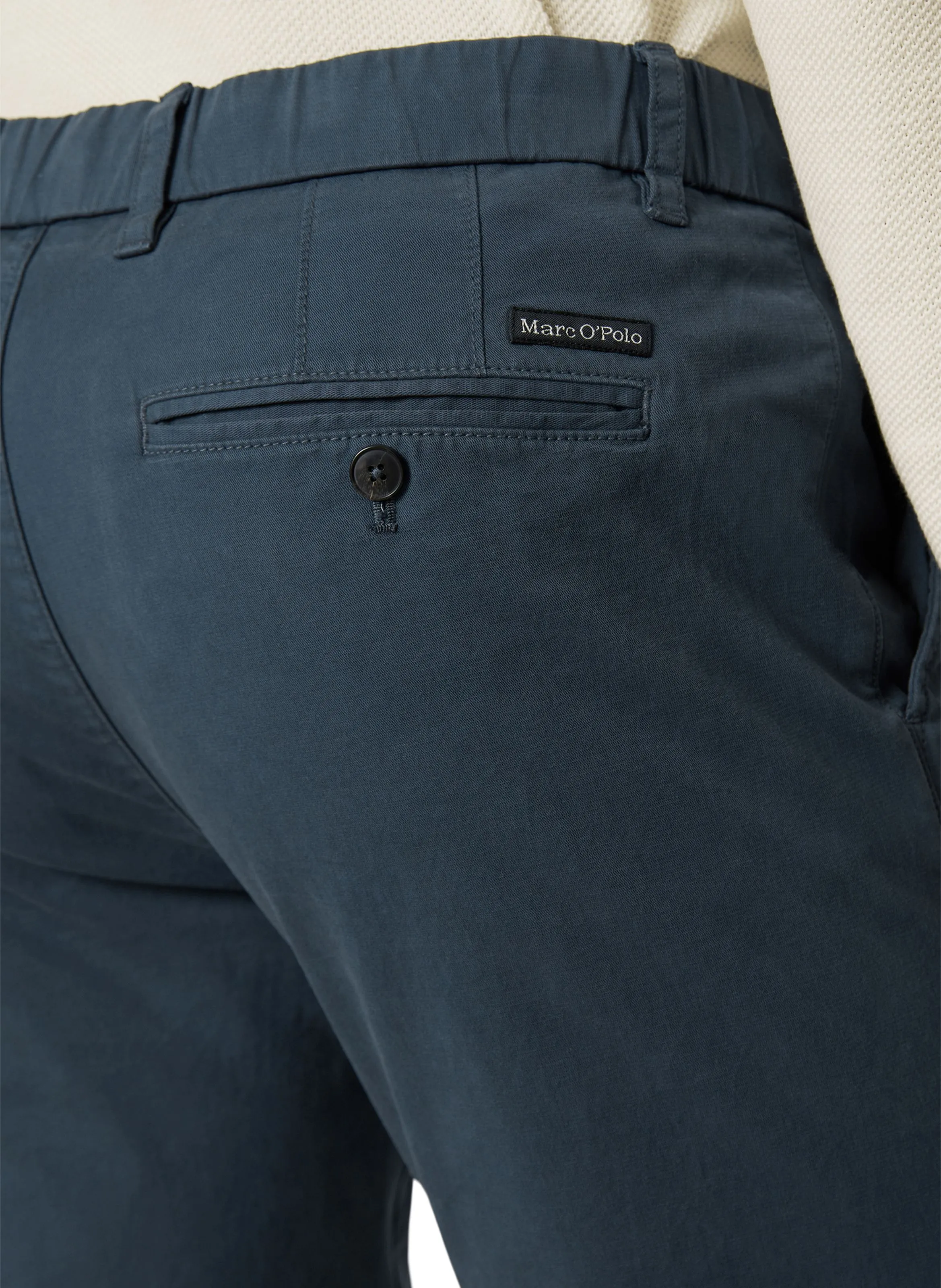 MARC O'POLO OSBY  PANTALóN RECTO DE MEZCLA DE ALGODóN ORGáNICO EN AZUL