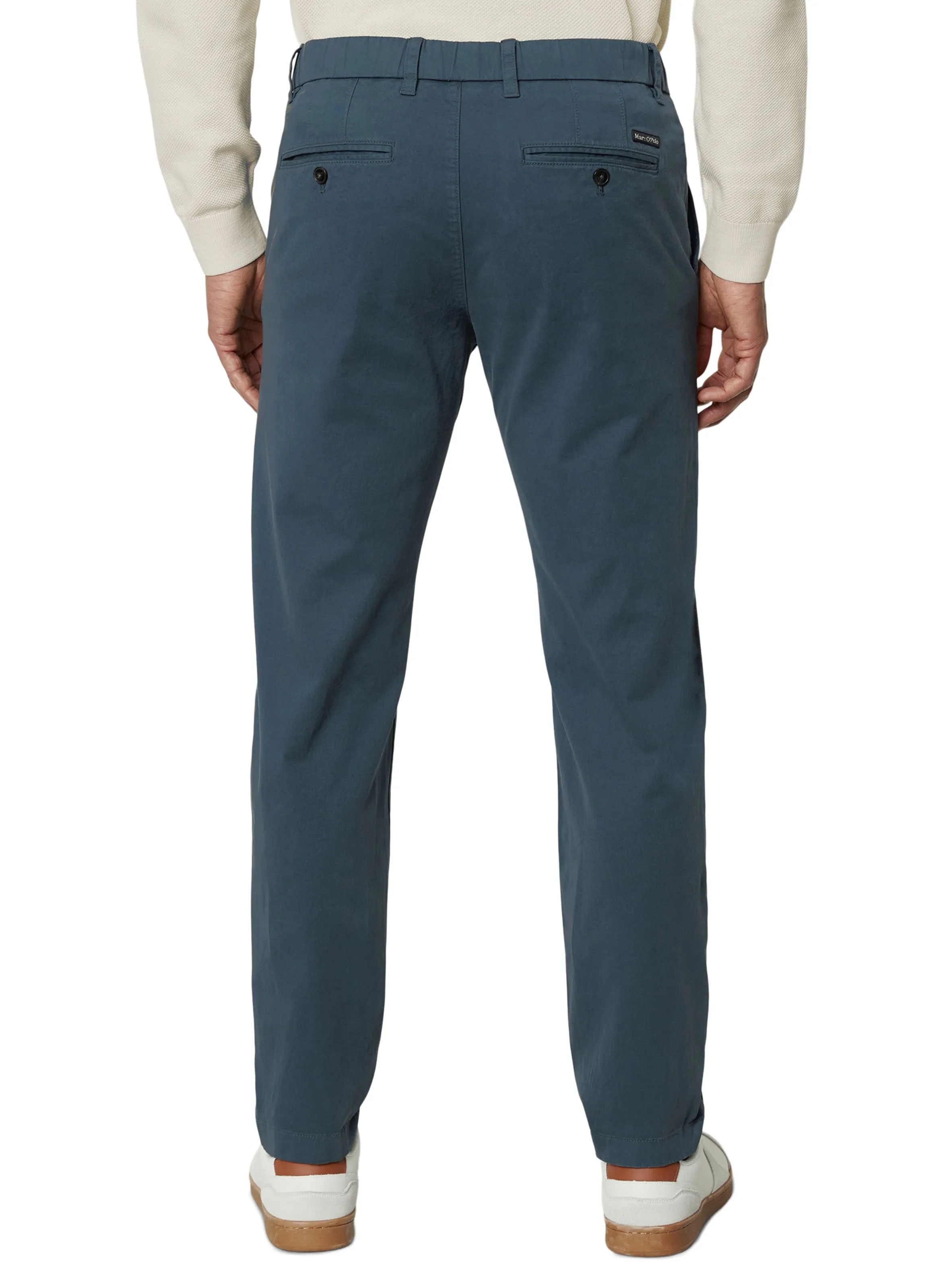 MARC O'POLO OSBY  PANTALóN RECTO DE MEZCLA DE ALGODóN ORGáNICO EN AZUL
