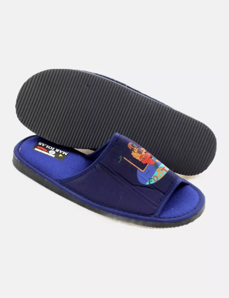 Mariola's Zapatilla casa azul marino