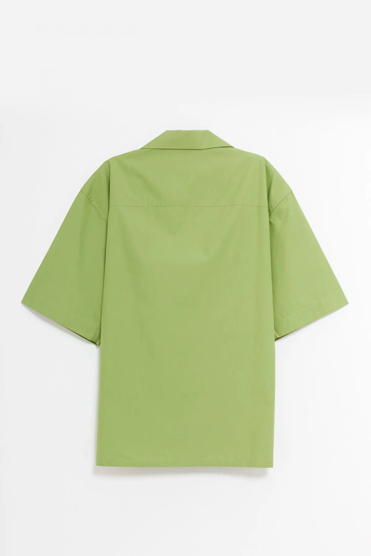 MARNI GREEN KIWI BOWLING LOGO SHIRT