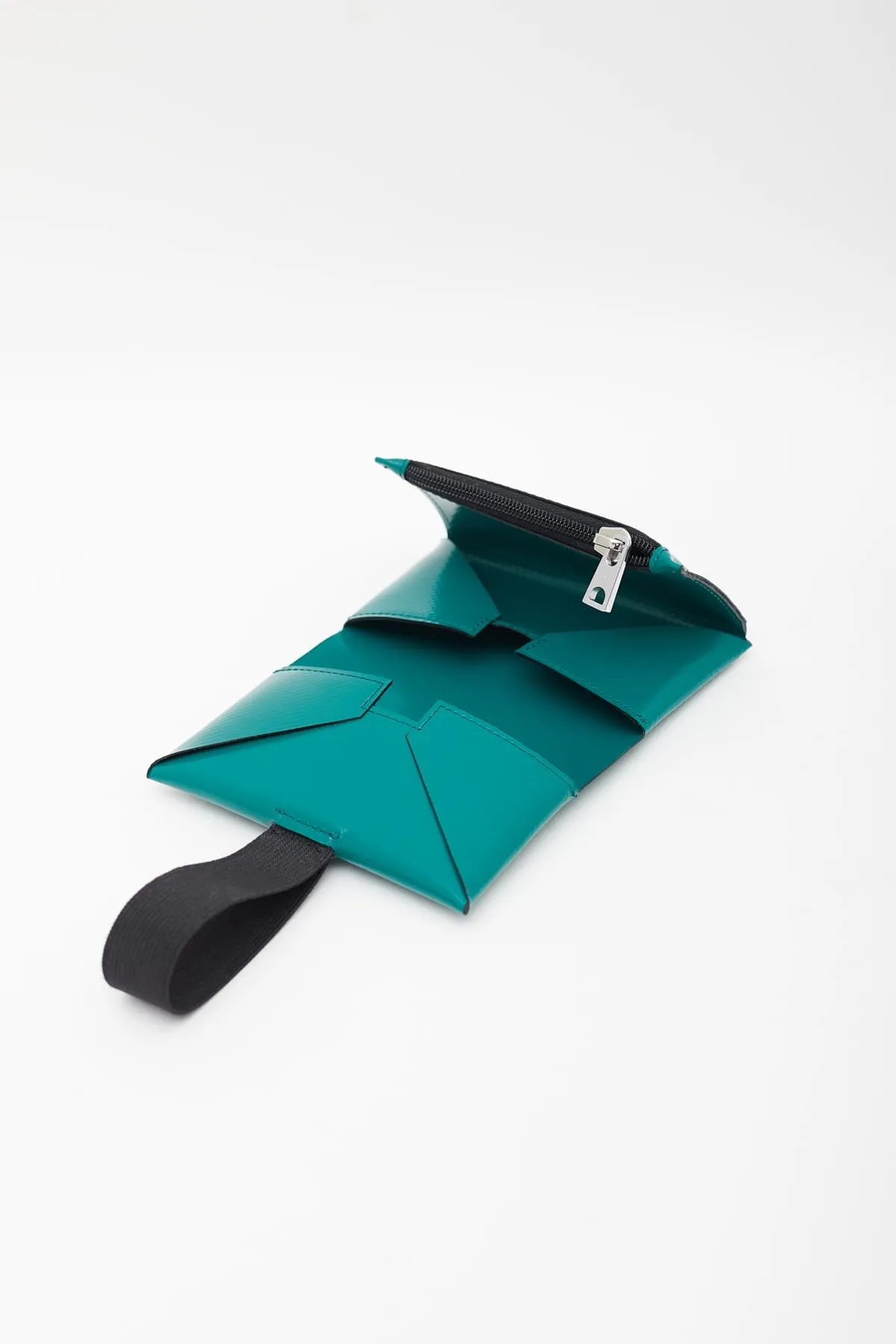 MARNI GREEN PVC ORIGAMI WALLET