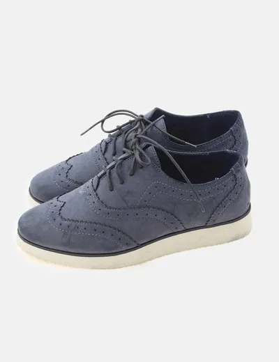 Marypaz Zapato azul oxford