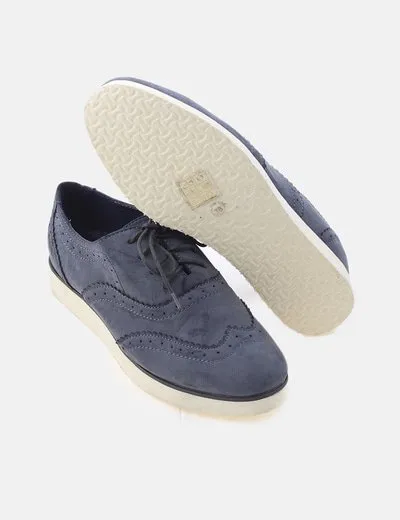Marypaz Zapato azul oxford