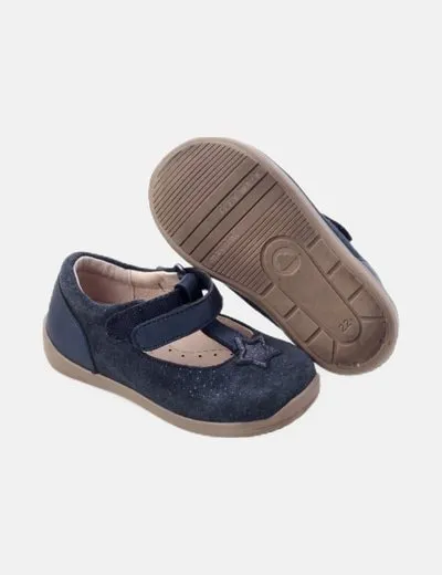 Mayoral Zapato azul brillo