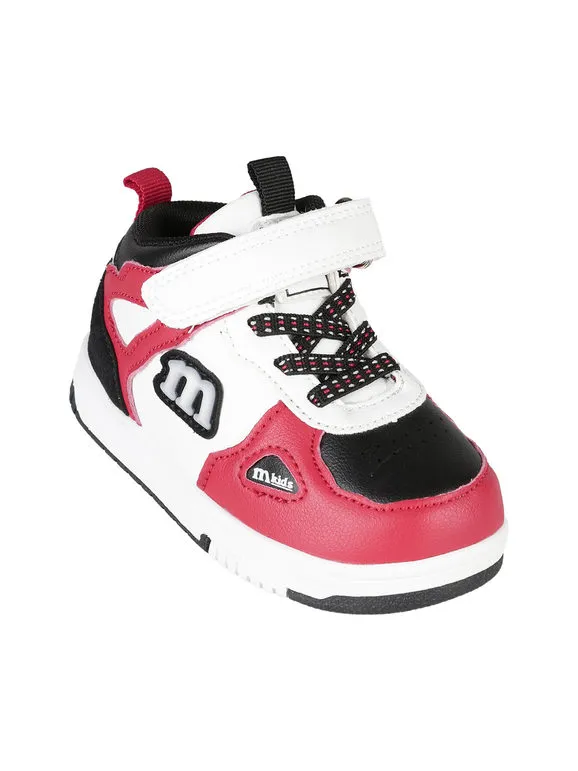 Melania Zapatillas altas para niños con tira de velcro.