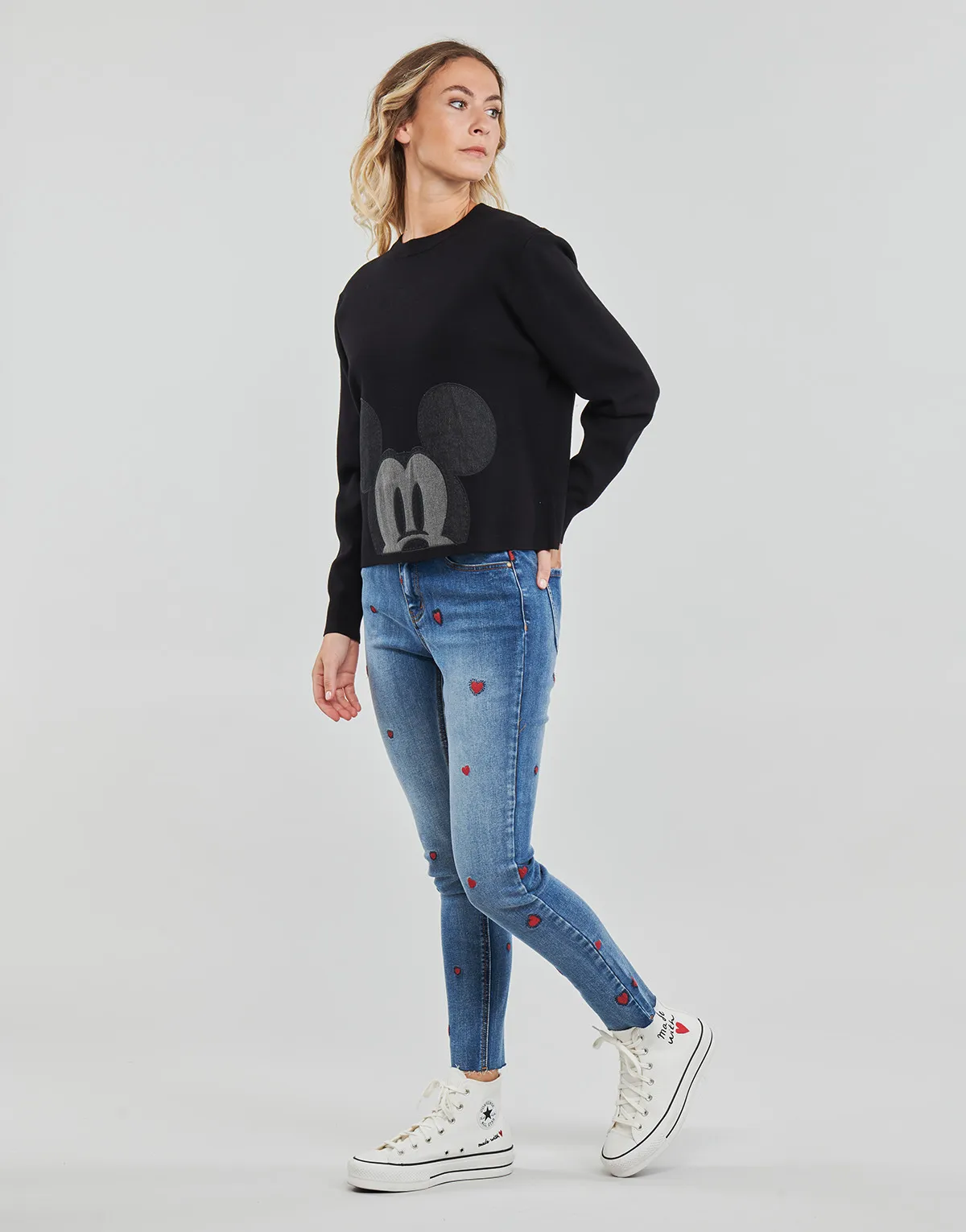 MICKEY PATCH DENIM