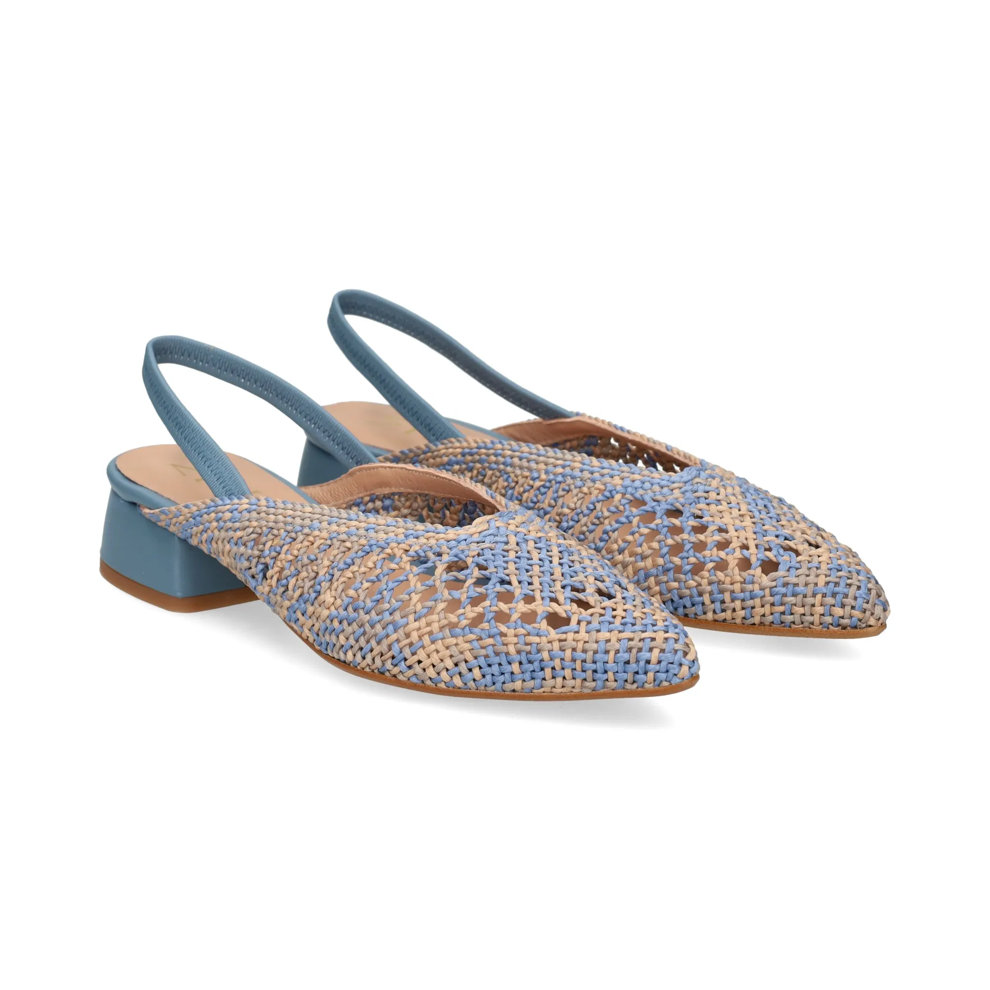 MIUXA Zapatos de tacón bajo MULTI AZUL