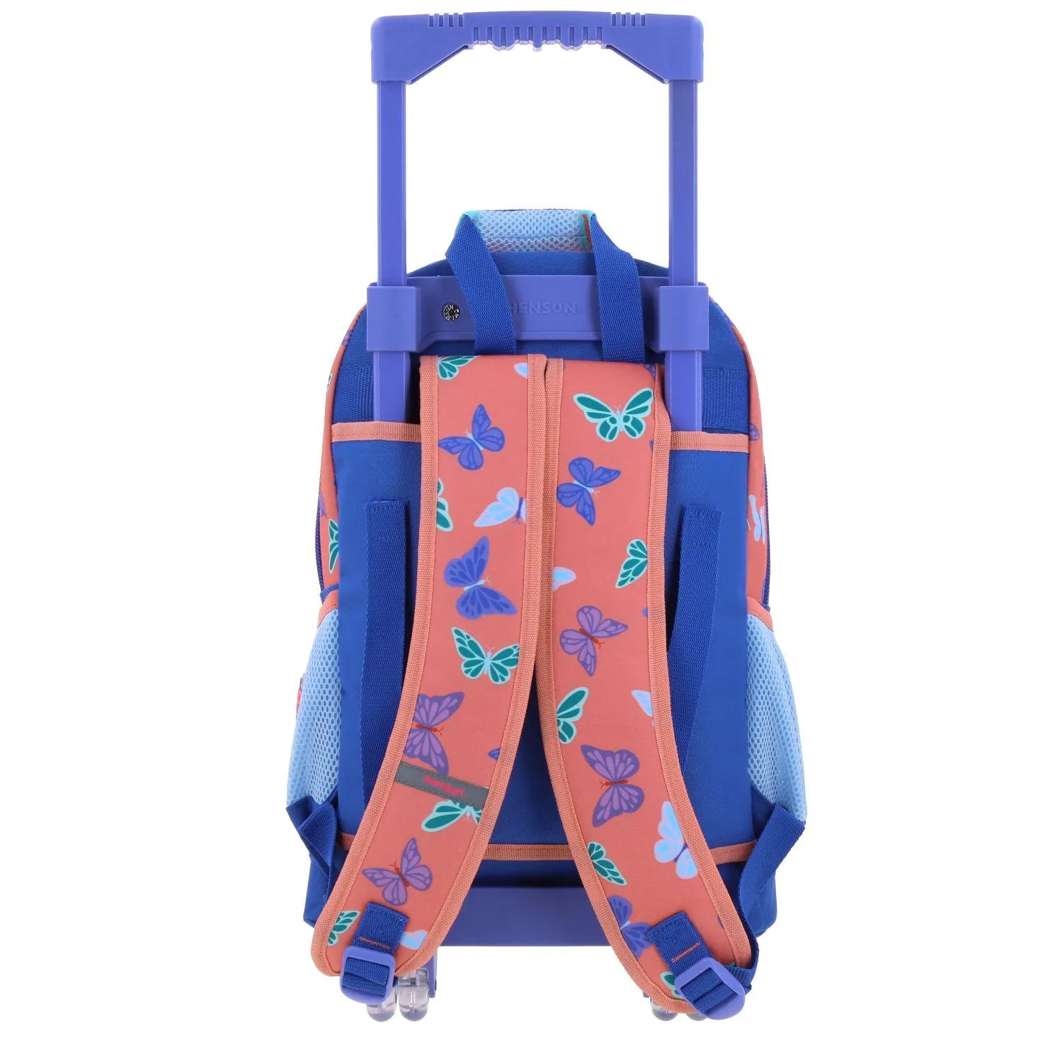 Mochila Con Ruedas Azul Para Nia Happy Girl Chenson Buter