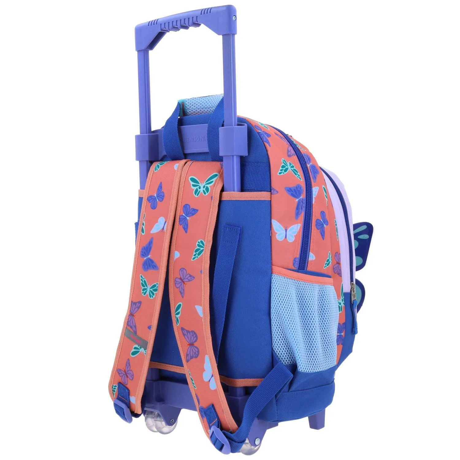 Mochila Con Ruedas Azul Para Nia Happy Girl Chenson Buter