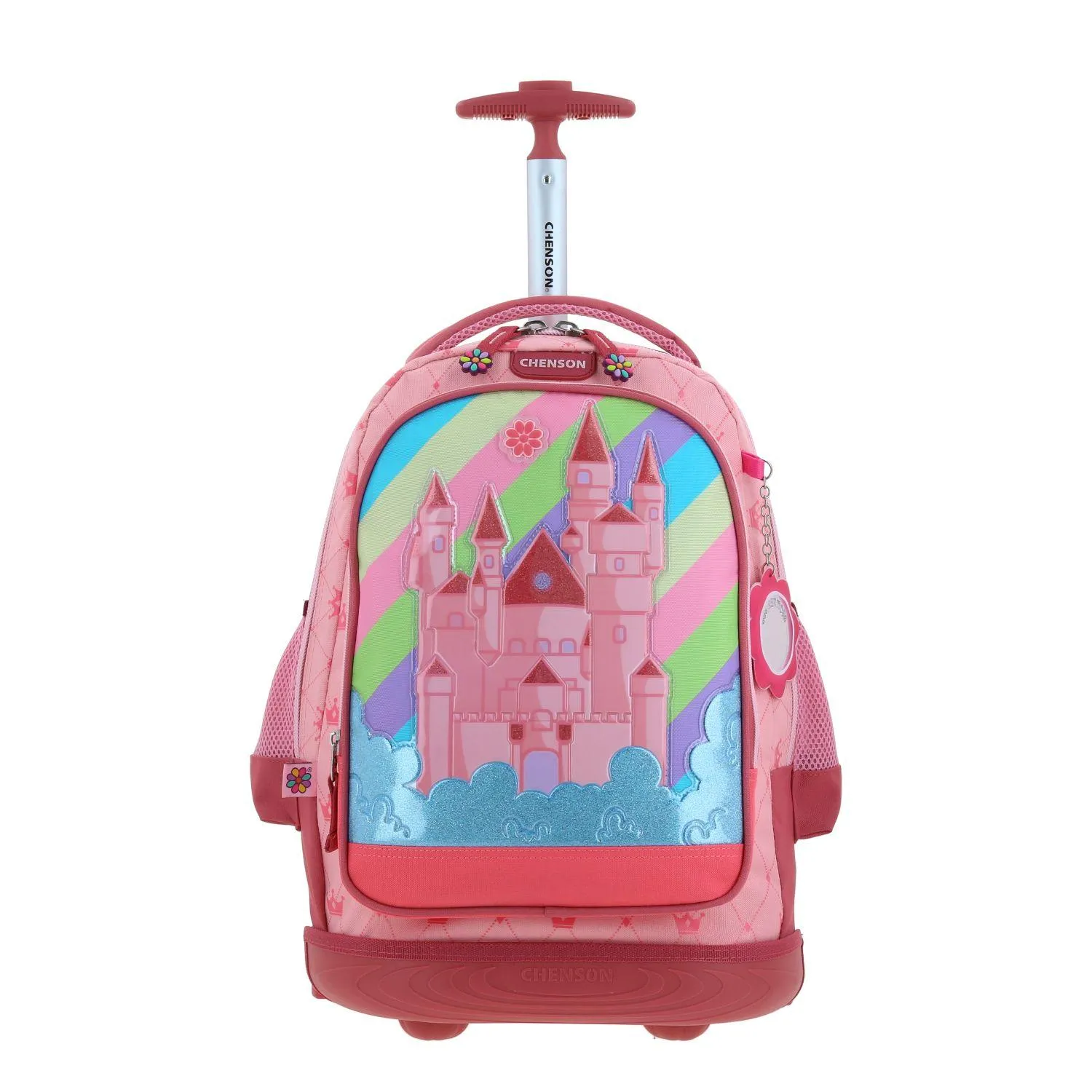 Mochila Con Ruedas Rosa Grande Para Nia Happy Girl By Chenson Cast