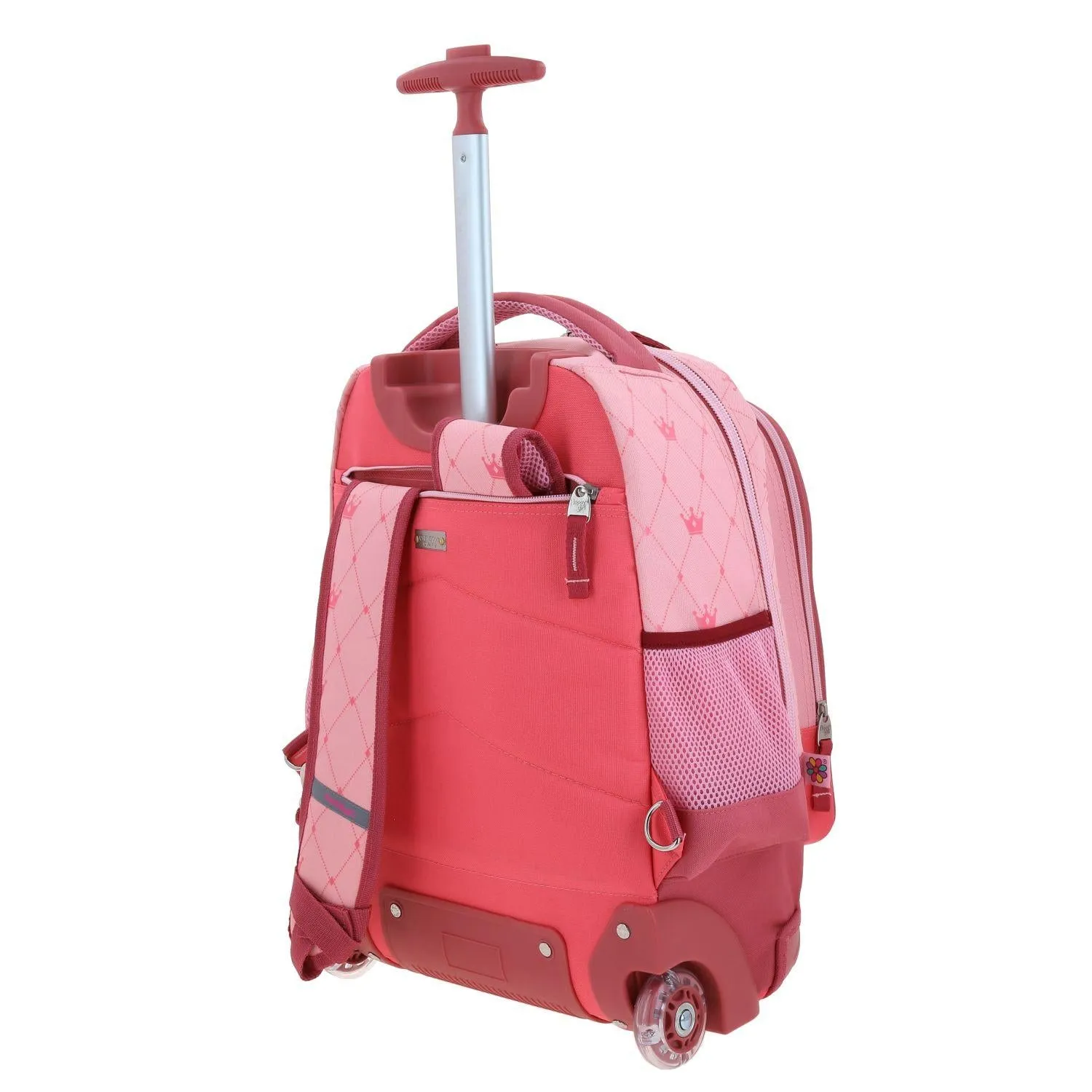 Mochila Con Ruedas Rosa Grande Para Nia Happy Girl By Chenson Cast