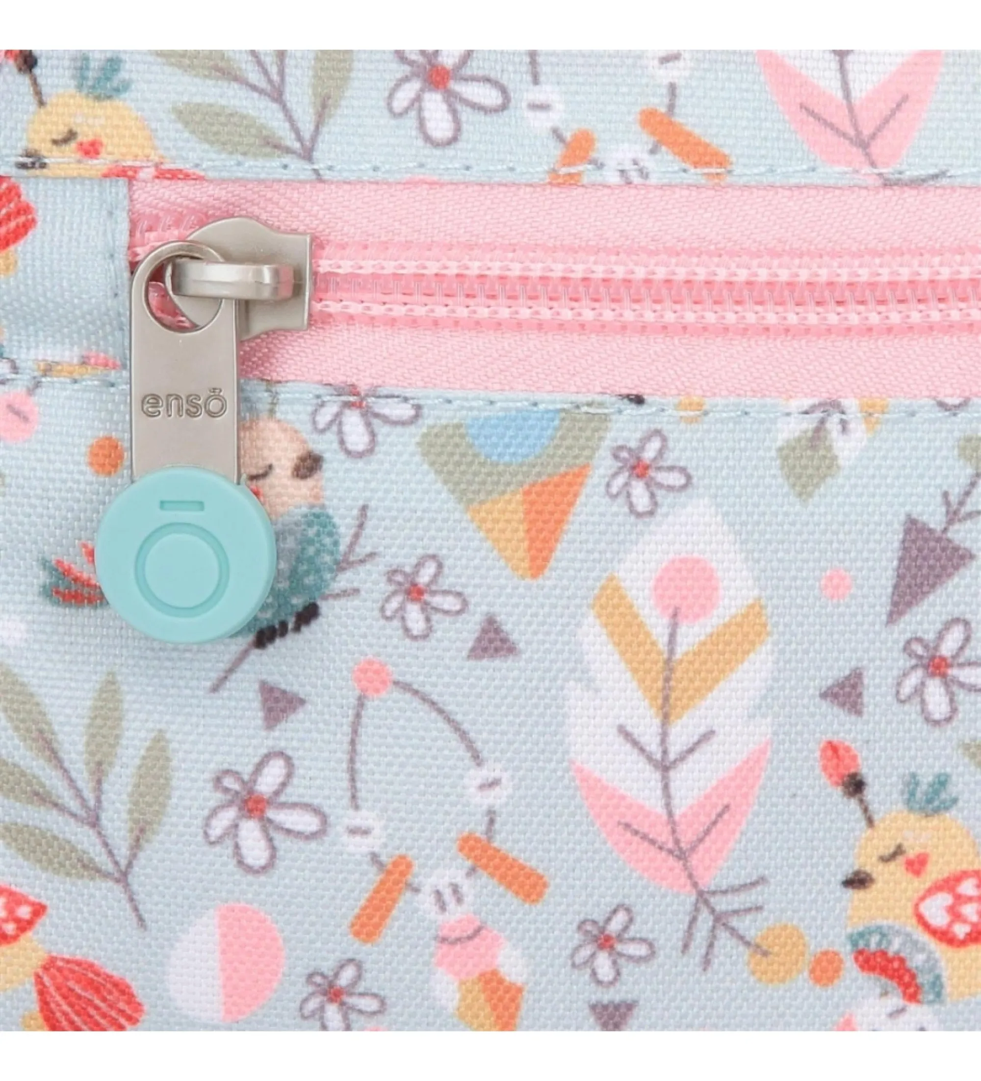 Mochila de paseo Tropical love 32 cm rosa
