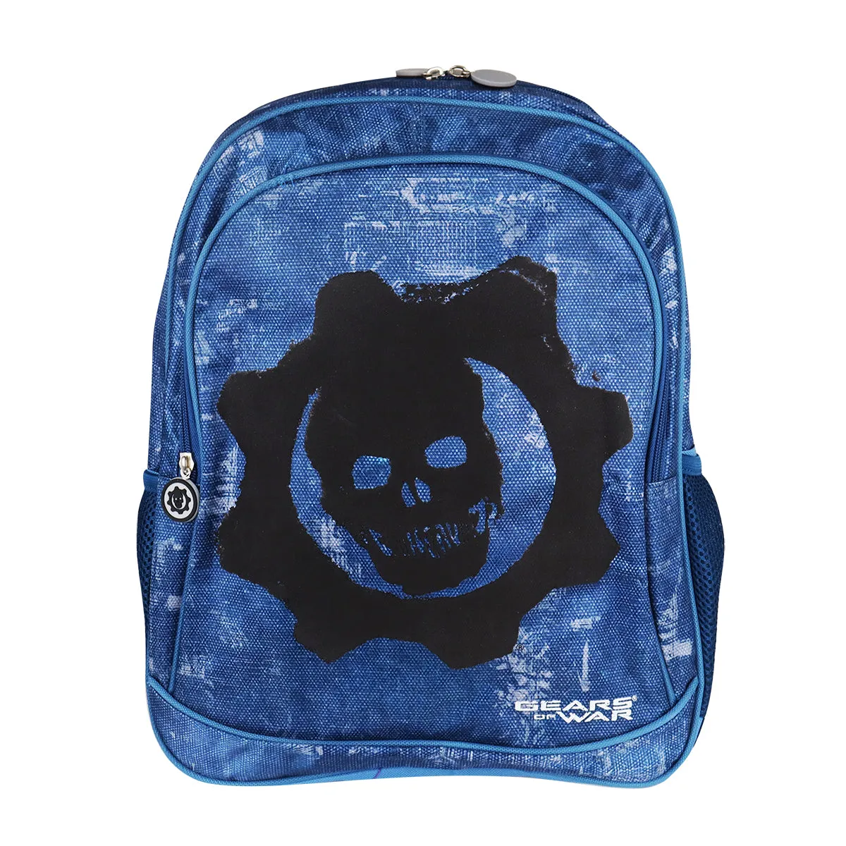 Mochila Escolar con Diseo de Gears of War, color Azul