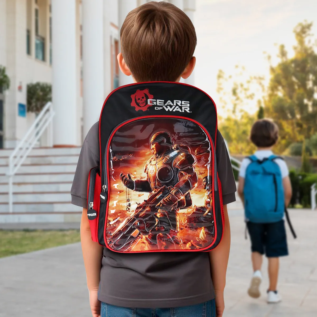 Mochila Escolar con Diseo de Gears of War, Soldado